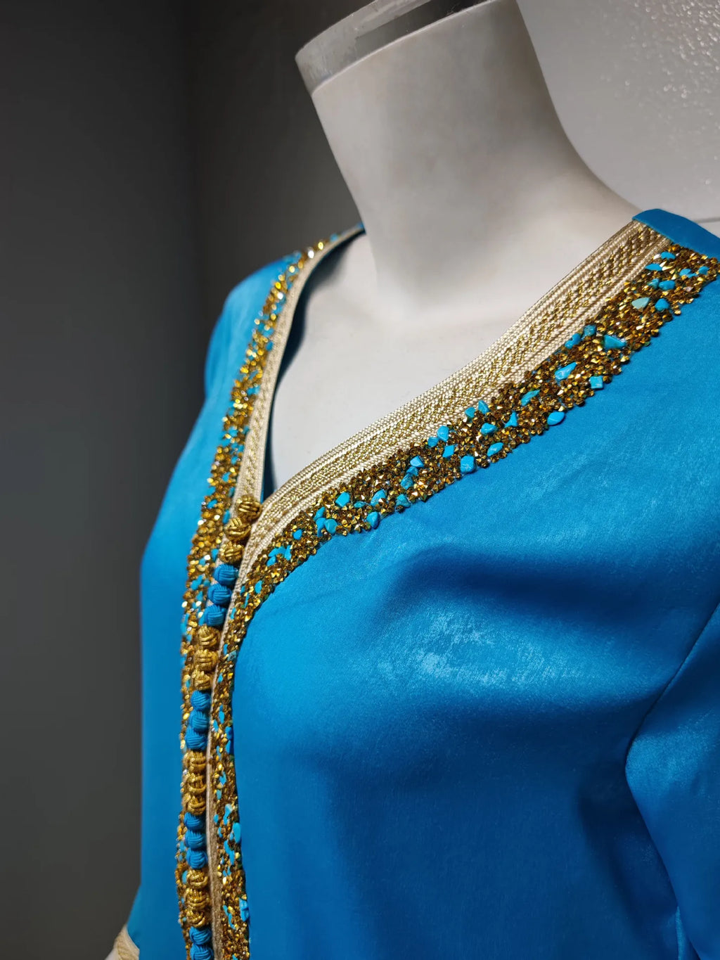 Abaya musulmana per le donne Dubai Jalabiya Abito lungo Abbigliamento islamico Abiti da sera Turchia Moda di lusso Diamante Kaftan Robe Femme