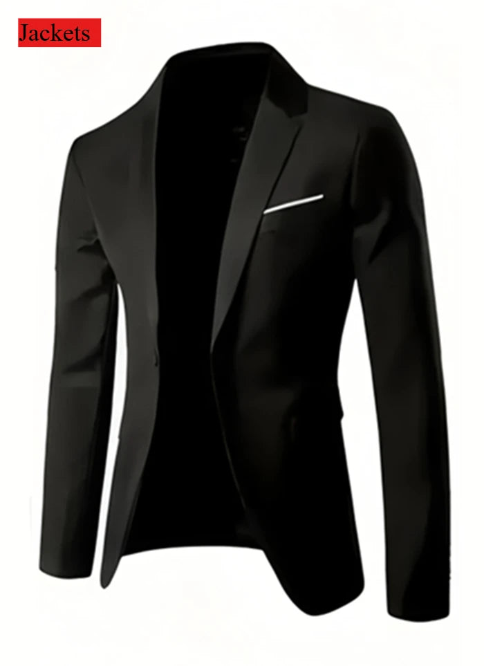 Eleganti completi da uomo - Completo smoking slim fit per matrimoni e occasioni formali, completo nero