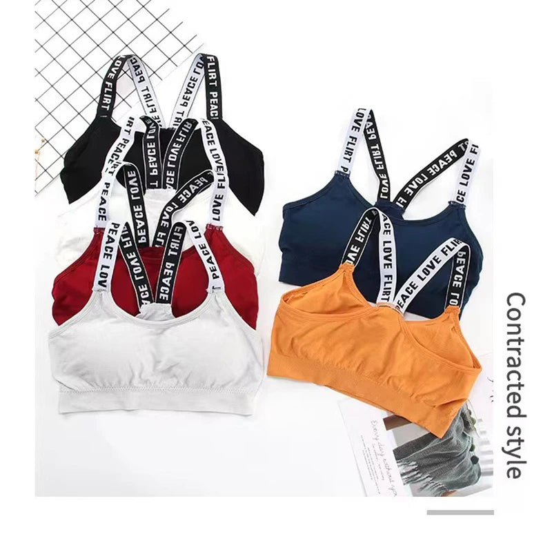 Reggiseno sportivo sexy da donna per palestra, fitness, yoga, imbottito, abbigliamento sportivo, canottiera, reggiseno sportivo push-up, intimo