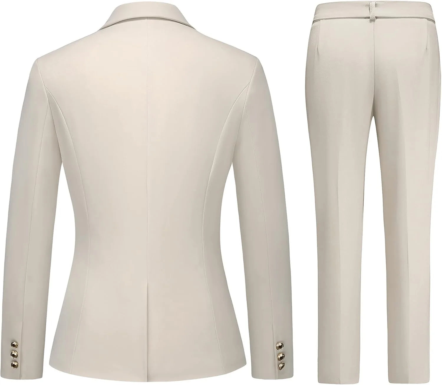 Pantaloni da abito da donna, tailleur eleganti da donna, blazer doppiopetto, abiti casual da lavoro